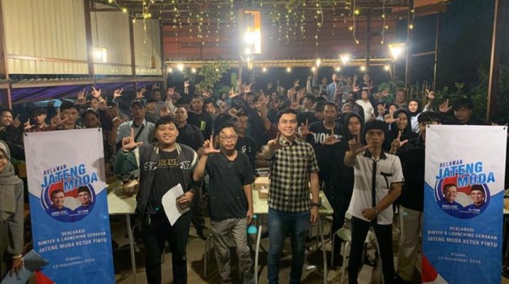 Gerakan Ketuk Pintu Ahmad Luthfi dan Taj Yasin Diluncurkan Relawan Jateng Muda