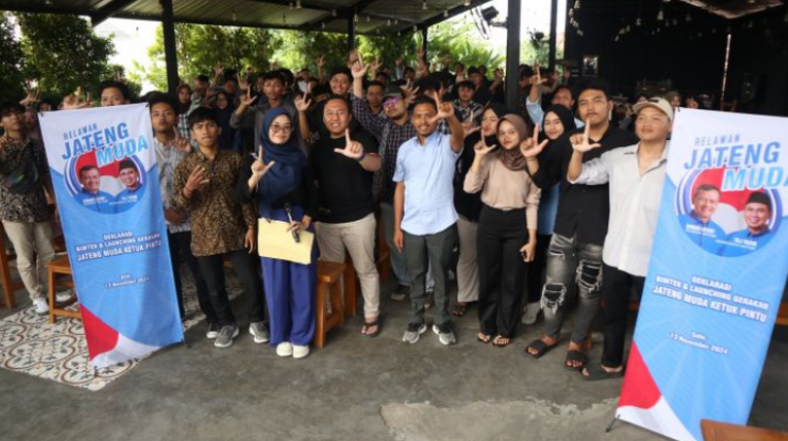 Pemuda Solo Dukung Luthfi-Taj Yasin Wujudkan Perubahan-Pembangunan