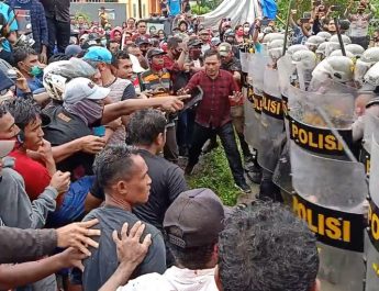 Pendukung Dua Paslon Bupati Bungo Nyaris Bentrok Massal