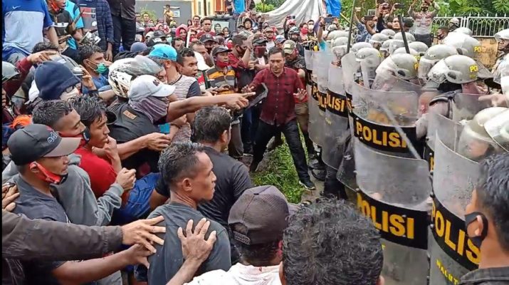 Pendukung Dua Paslon Bupati Bungo Nyaris Bentrok Massal