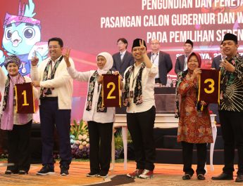 Debat Pilgub Jatim, Semua Kandidat Cagub Jatim Mulai Tebar Janji
