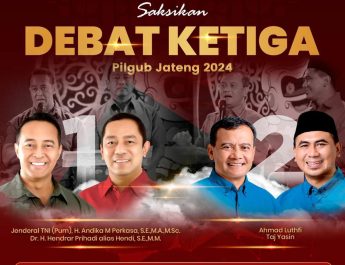 Debat Pamungkas, Pasangan Calon Kepala Daerah Jawa Tengah akan Tampil Habis-habisan