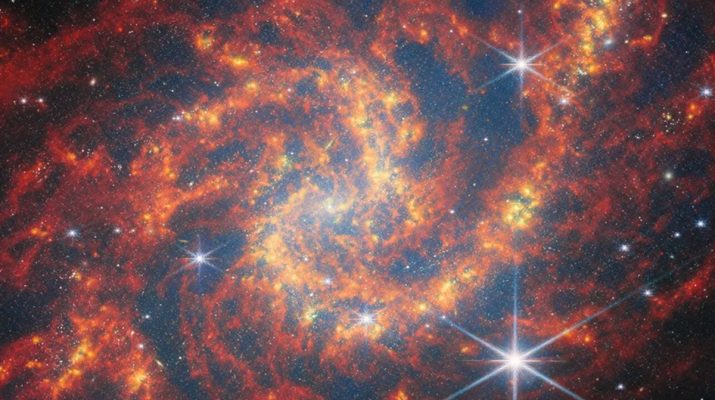 Gambar Terkini JWST Ungkap Kelahiran Bintang di Galaksi NGC 2283