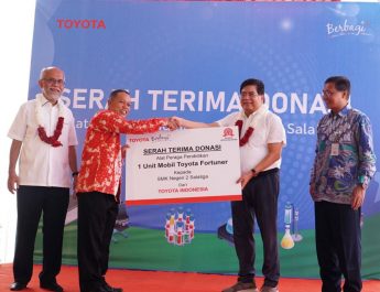 TMMIN Donasikan Alat Peraga Pendidikan Ke SMKN 2 Salatiga untuk Pengembangan Lulusan Vokasi Jawab Tantangan Industri Terkini