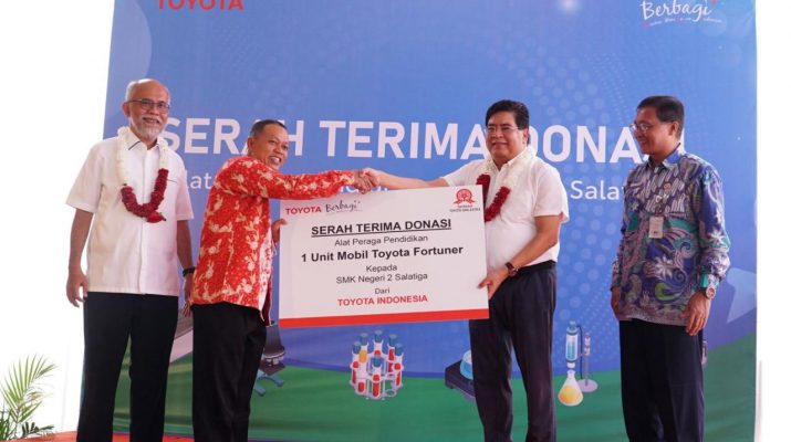 TMMIN Donasikan Alat Peraga Pendidikan Ke SMKN 2 Salatiga untuk Pengembangan Lulusan Vokasi Jawab Tantangan Industri Terkini