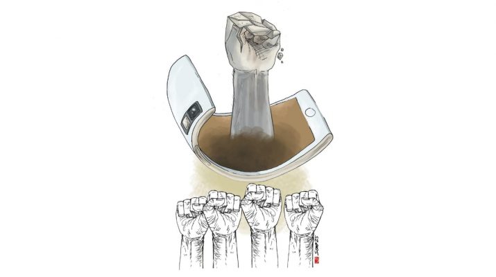 Demokrasi tak Mampir di Media Sosial