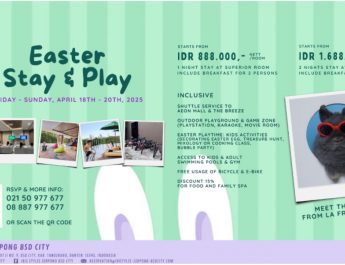 Liburan Paskah Seru Bersama Kelinci di ibis Styles Serpong BSD City
