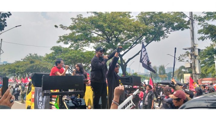 Methosa Ramaikan Aksi Buruh di Peringatan May Day