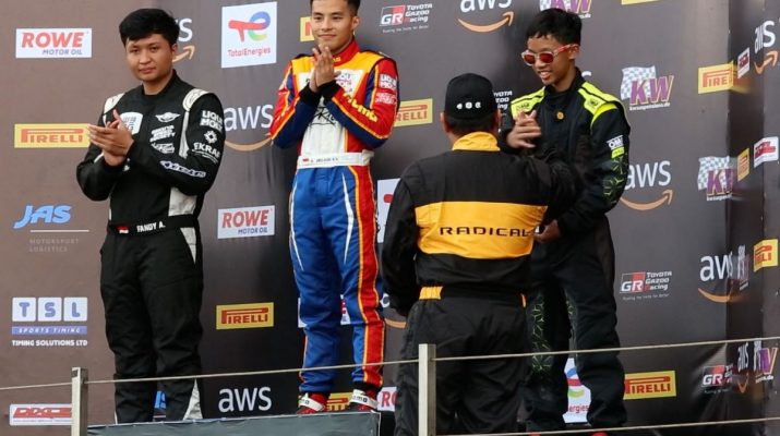Farras Bocah 15 Tahun Raih Podium di Debut Balapan Sirkuit