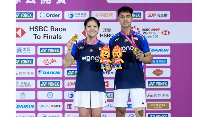Berhasil Juara di Taiwan Terbuka, Jafar/Felisha Naik ke Peringkat 17 Dunia