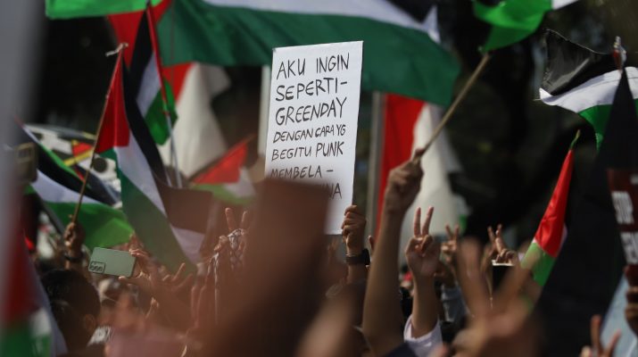 19 Ribu Lebih Warga Hadiri Aksi Bela Palestina