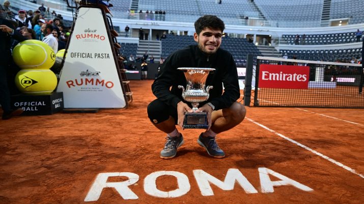Carlos Alcaraz Raih Gelar Masters 1000 Ketujuh di Roma Terbuka