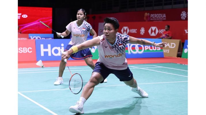 Kalahkan Unggulan Keempat, Apriyani/Febi Melaju ke Putaran Kedua Malaysia Masters