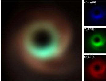Astronom EHT Berhasil Tangkap Gambar Berwarna Lubang Hitam Supermasif