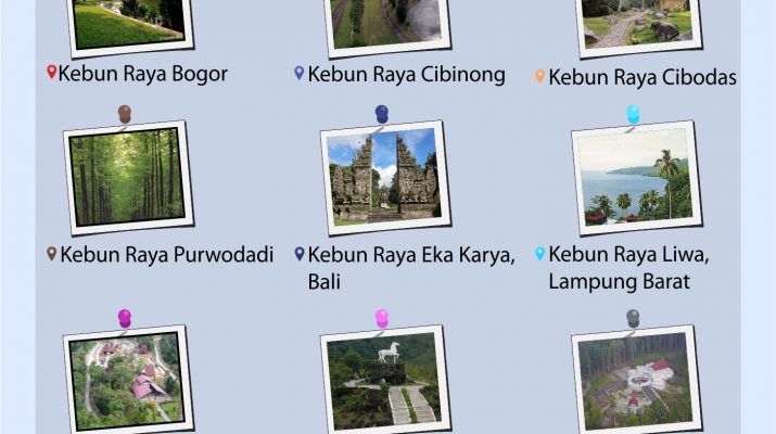 [INFOGRAFIS] 12 Kebun Raya yang Mengalami Penataan
