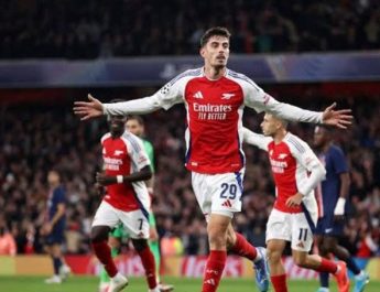 Havertz dan Jorginho berpeluang perkuat Arsenal di leg kedua lawan PSG