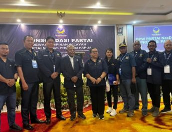 Hadapi agenda politik, Partai NasDem Papua gelar konsolidasi 