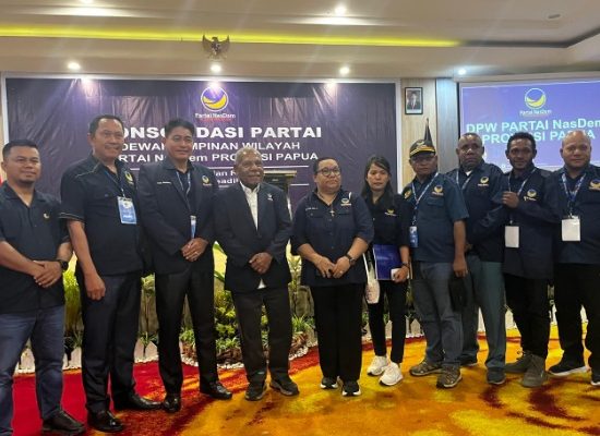 Hadapi agenda politik, Partai NasDem Papua gelar konsolidasi 