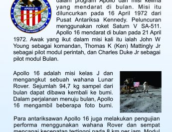 [ON THIS DAY] 1972: Apollo 16 Diluncurkan