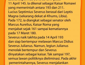 [ON THIS DAY] 145: Septimius  Severus Lahir