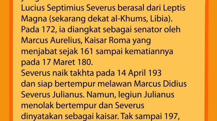 [ON THIS DAY] 145: Septimius  Severus Lahir