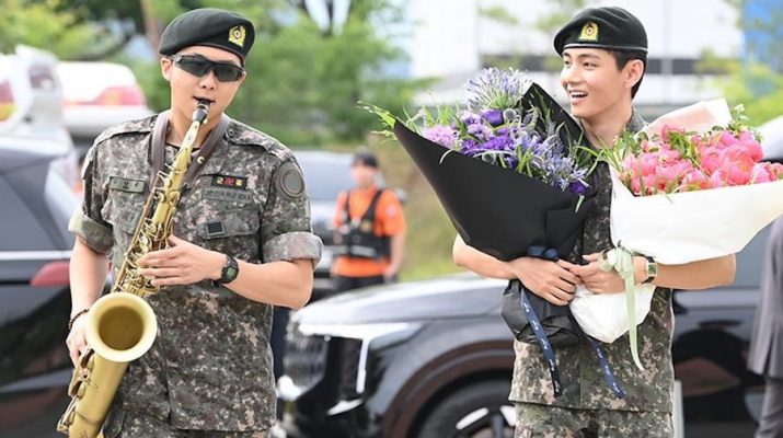 Selesai Wamil, RM dan V BTS Bakal Kembali ke Panggung