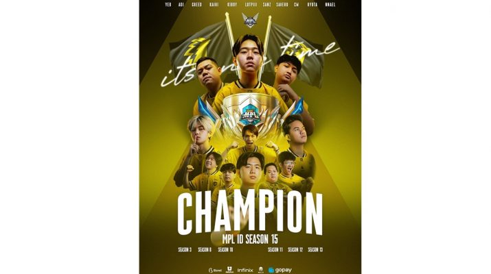 Kalahkan RRQ Hoshi, Onic Juara MPL Indonesia Season 15