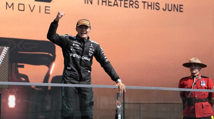 George Russell Juarai GP Kanada