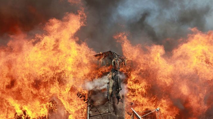 Kebakaran di Permukiman Padat Penduduk di Kwitang, 64 Personel Dikerahkan