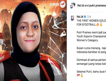 Sejarah Baru! Putri Pramesti Menang Emas eFootball di ASEAN Youth Esports 2025