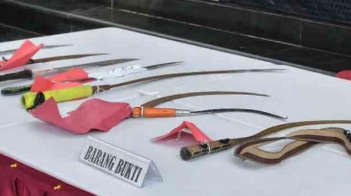 Polisi Tangkap 3 Pemuda Pembawa Sajam di Kemayoran Jakpus