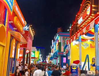 Lapangan kerja pada perayaan HUT Jakarta