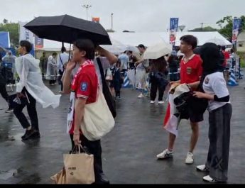 Suasana Panasonic Stadium Suita jelang laga krusial antara Timnas Jepang vs Timnas Indonesia