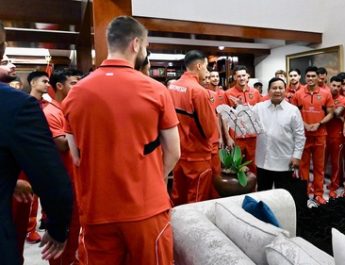 Timnas dijamu makan siang Prabowo usai menang dari China