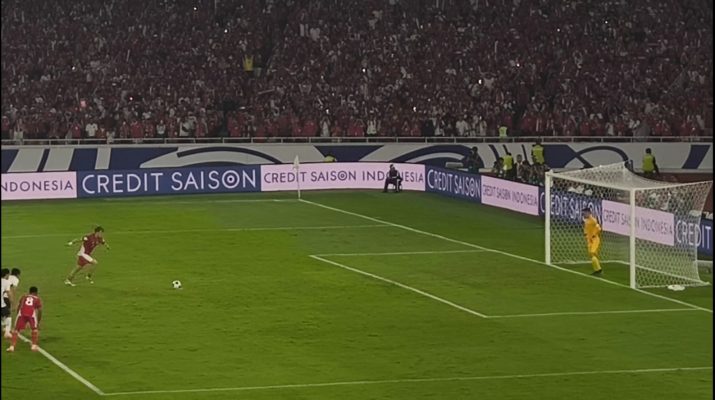 Akhir pertandingan, Timnas Indonesia kalahkan China 1-0