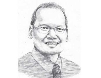 Fadel Muhammad dan Sri Mulyani