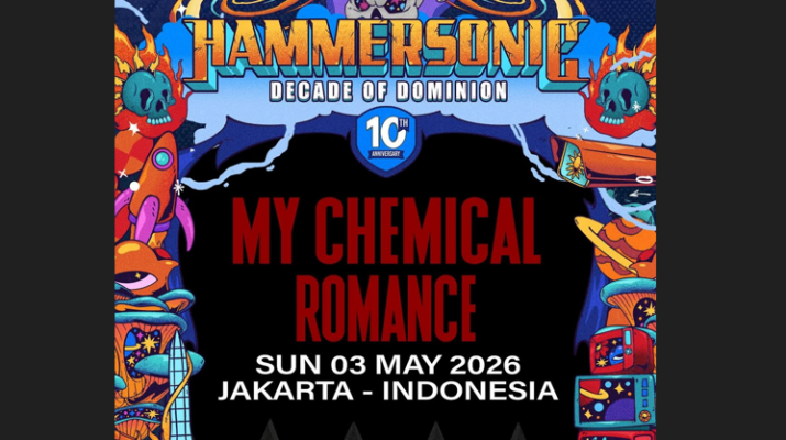 Bakal Tampil di Hammersonic, My Chemical Romance Dipastikan Beri Setlist Penuh