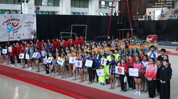 1.372 Atlet Ikuti Turnamen Indonesia Open Gymnastics 2025