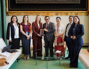 Pertemuan Bilateral Gubernur DKI Jakarta dan Wakil Wali Kota Buenos Aires di Markas Besar PBB, New York