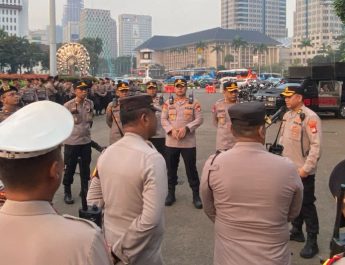 1.632 Personel Gabungan Dikerahkan Amankan Demo Ojol di Monas