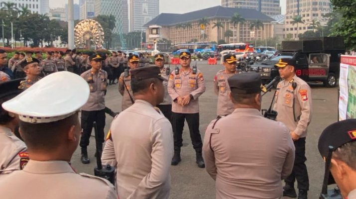 1.632 Personel Gabungan Dikerahkan Amankan Demo Ojol di Monas