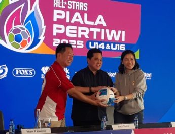 Erick Thohir berikan motivasi kepada para talenta muda sepakbola putri