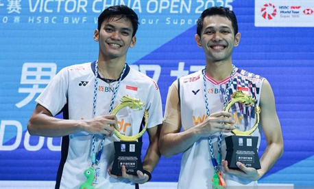 Dipasangkan untuk Dua Turnamen, Fikri Bersyukur Juara Bareng Fajar