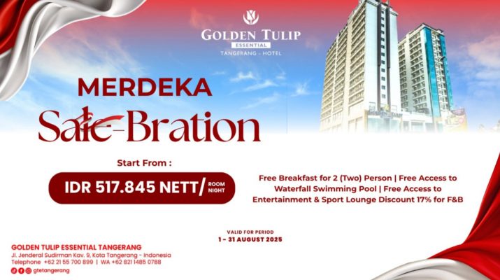 Golden Tulip Essential Tangerang Rayakan HUT RI Ke-80 dengan Promo Merdeka Sale-Bration dan Lomba Fashion Show Cilik