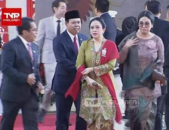 Ini Makna Motif Hokokai Kebaya Puan dan Selendang Merah di Sidang Tahunan MPR 2025
