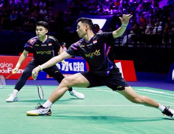 Leo/Bagas Ingin Revans Kim Won Ho/Seo Seung Jae di Putaran Kedua Kejuaraan Dunia Bulu Tangkis