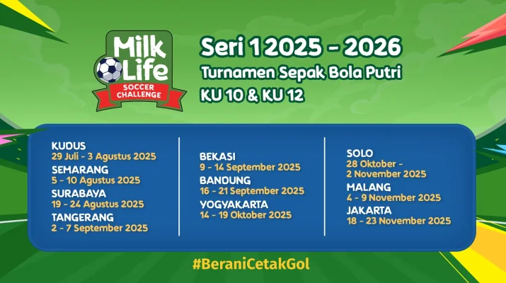 MilkLife Soccer Challenge 2025 Siap Guncang Solo, Ini Bocoran Acaranya!