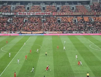 Persija Jakarta Bungkam Persita Tangerang dengan Skor Meyakinkan 4-0