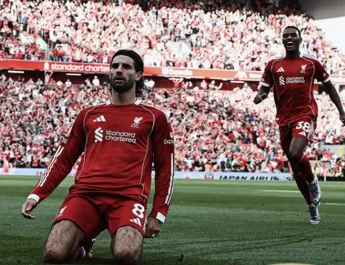 Liverpool Tumbangkan Arsenal 1-0 di Anfield, Szoboszlai Jadi Pahlawan