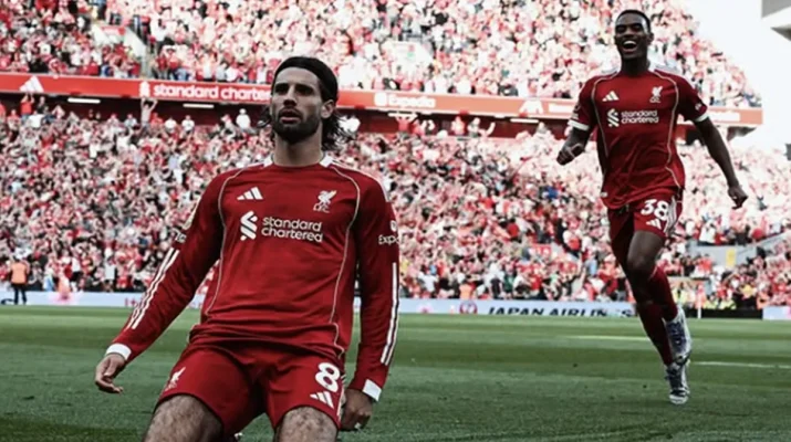 Liverpool Tumbangkan Arsenal 1-0 di Anfield, Szoboszlai Jadi Pahlawan